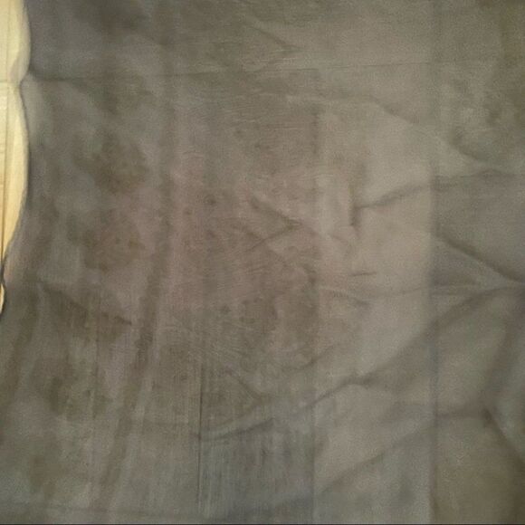 Alexander McQueen large navy and black silk sheer scarf - Picture 3 of 5